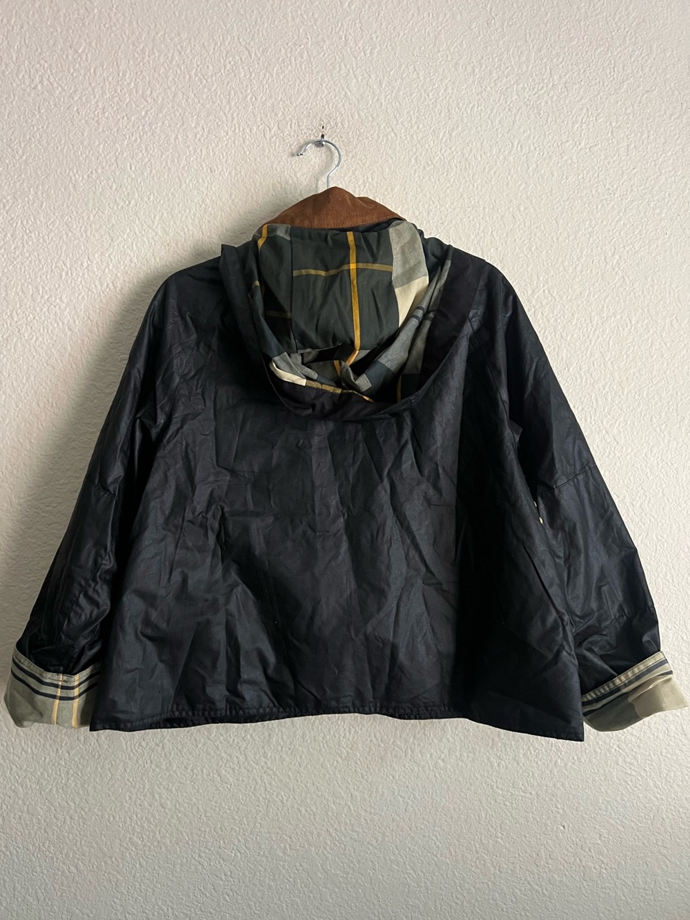 Barbour ERMA Black Lightweight WAX Jacket US 6 CURRENT $500 - Picture 9 of 11